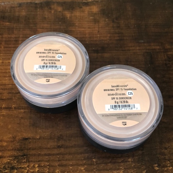(2) bareMinerals Original SPF 15 Foundation